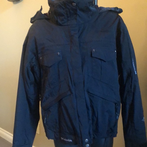 Columbia Sportswear Titanium waterproof Jacket Black size Large - Picture 1 of 12